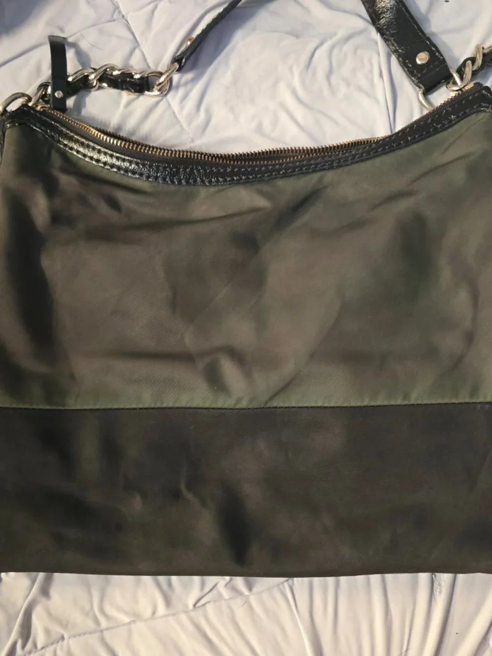Kate Spade New York Serena Nylon Colorblock Hobo Bag – Flawed Upper Trim / Solid